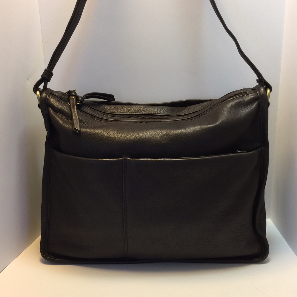 SOLD *** Derek Alexander Leather EW Shoulder Bag